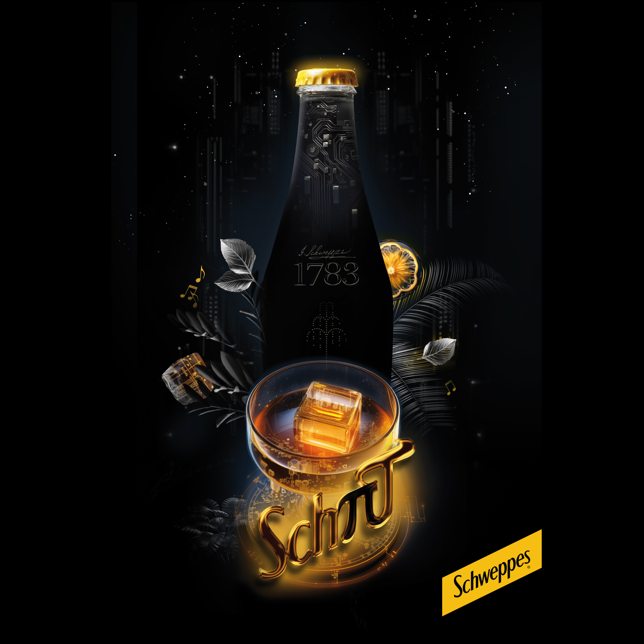 Schweppes Menu